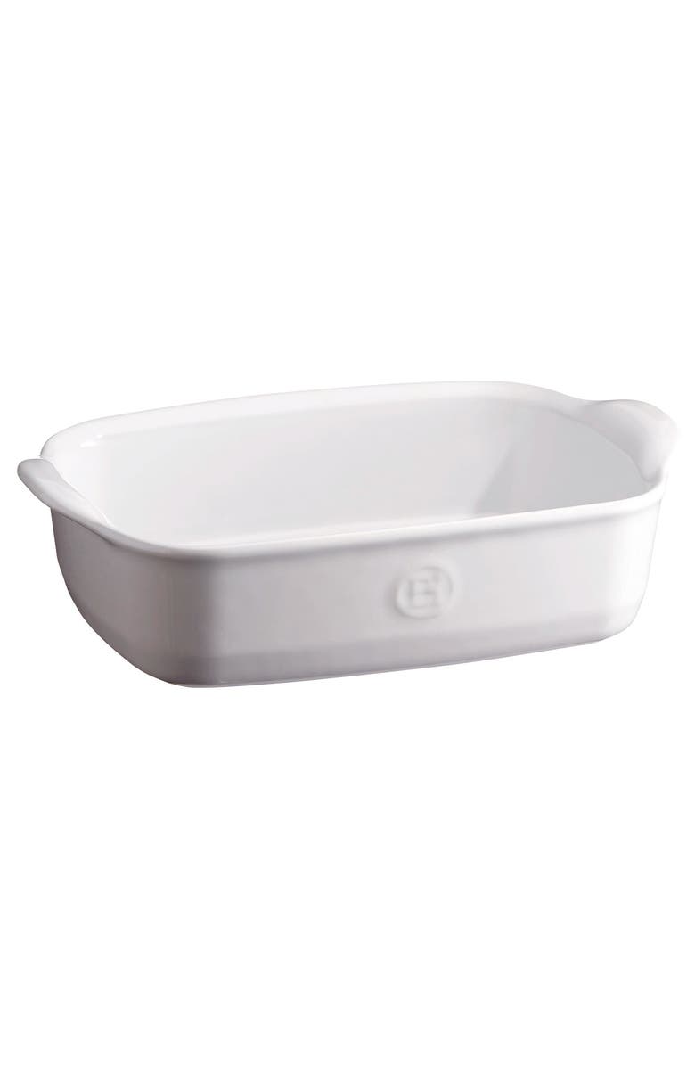 Emile Henry Individual Rectangle Baking Dish Ultime, 8.75" X 5.5", Main, color, Flour