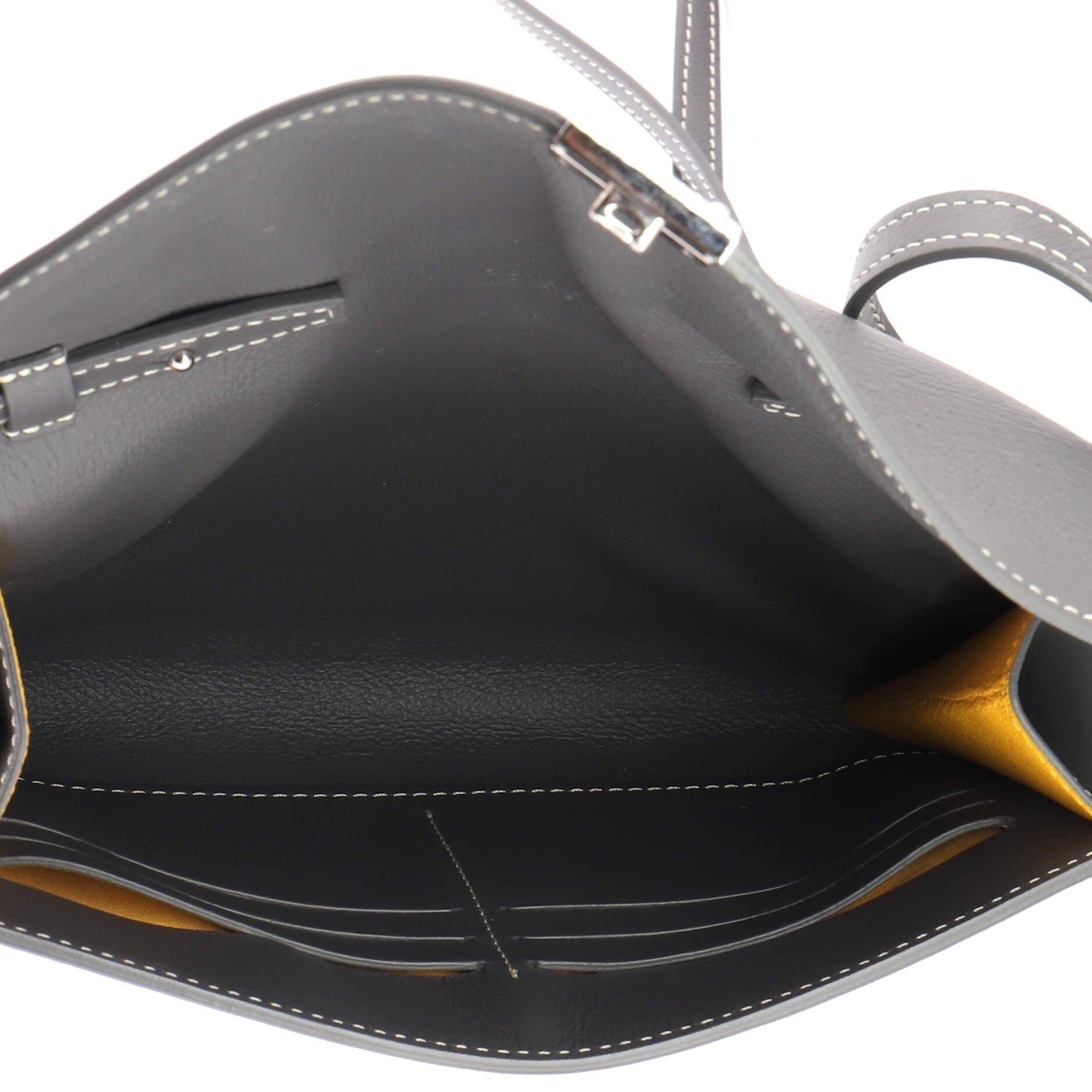 Chypre Wallet on Strap Coated Canvas with Leather, Alternate, color, Grey