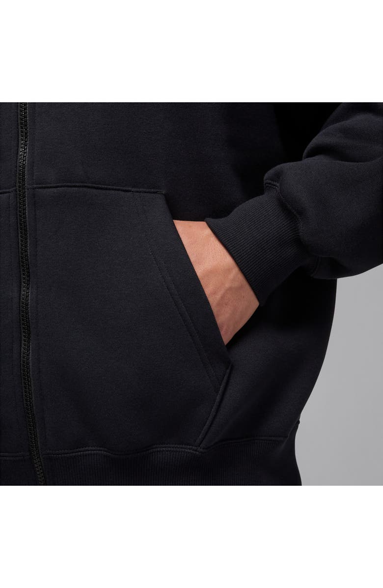 Jordan Brooklyn Fleece Oversize Hoodie, Alternate, color, Black/ Sail