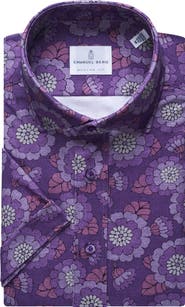 Emanuel Berg 4Flex Modern Fit Knit Dress Shirt