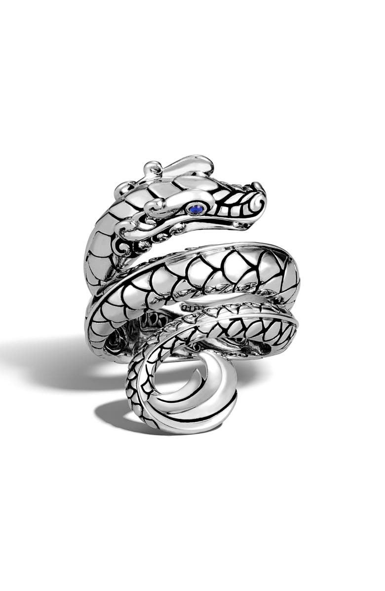 John Hardy Naga Silver Ring, Alternate, color, 