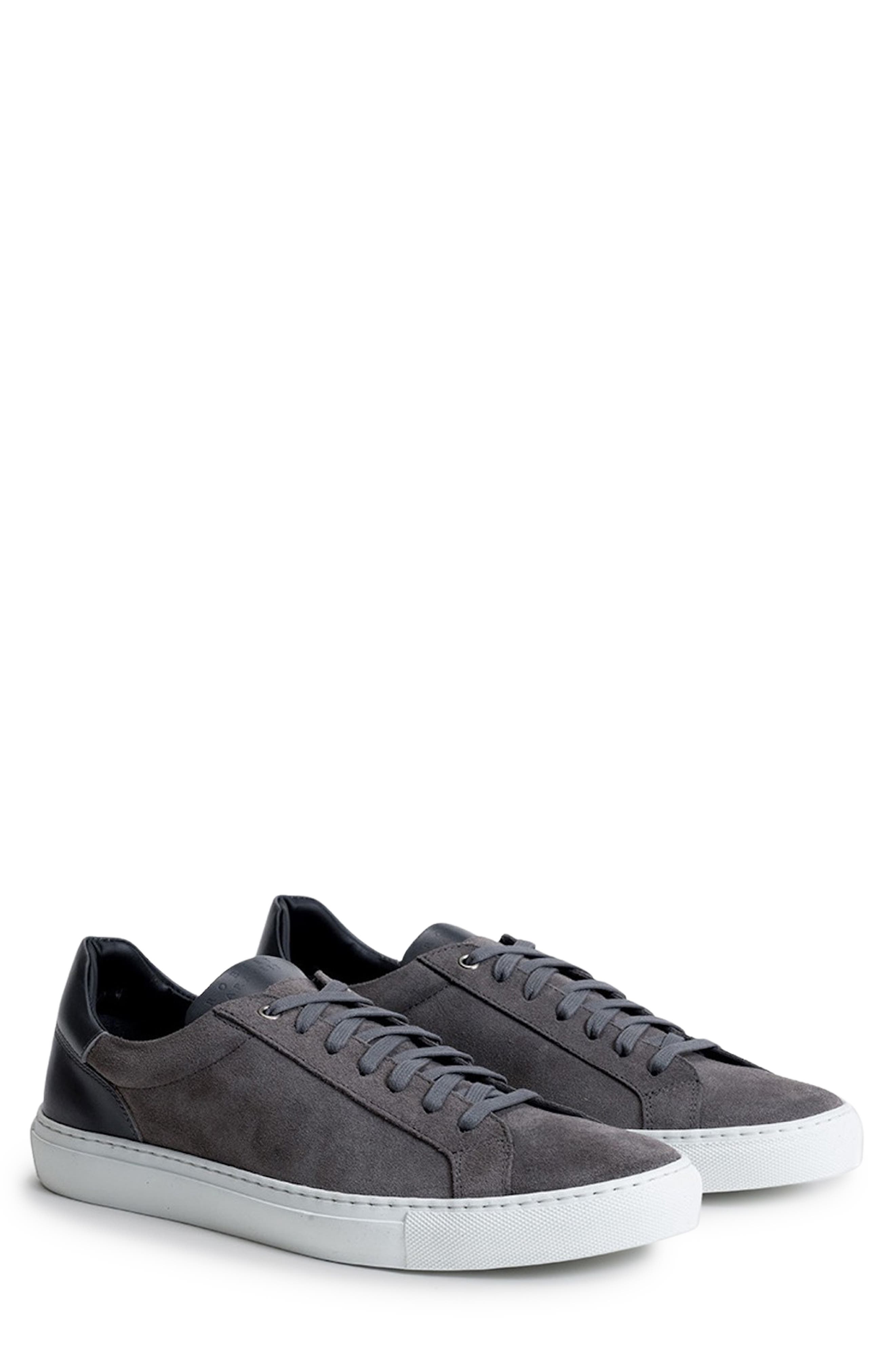Robert Barakett Huberto Suede Low Top Sneaker, Main, color, Grey