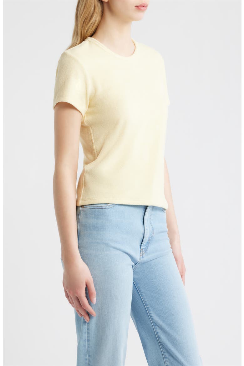 The Terry Baby Tee, Alternate, color, LEMON