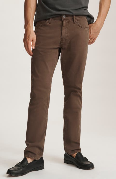 Jake Slim Fit Twill Pants (Seal Twill) (Regular, Big & Tall)