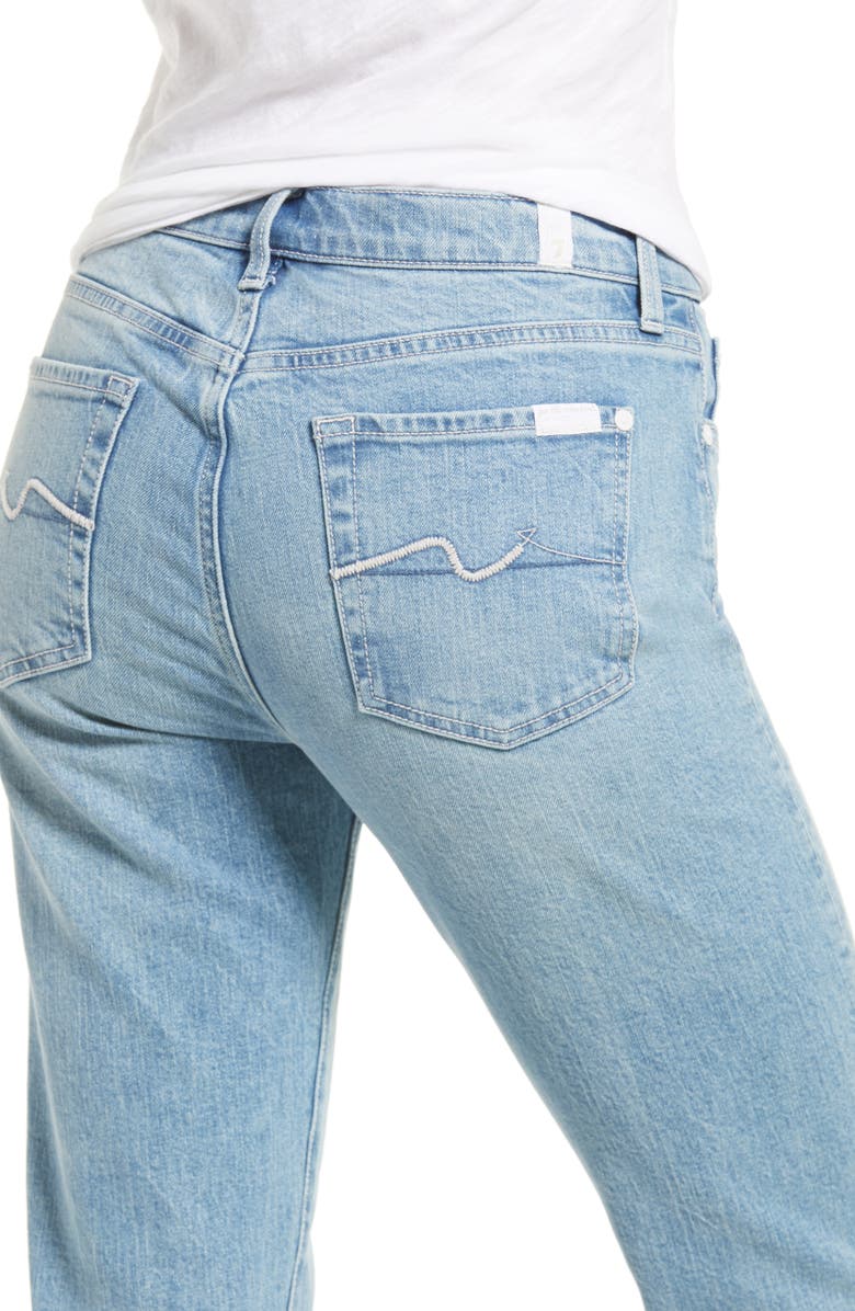 7 For All Mankind Josefina High Waist Boyfriend Jeans, Alternate, color, 