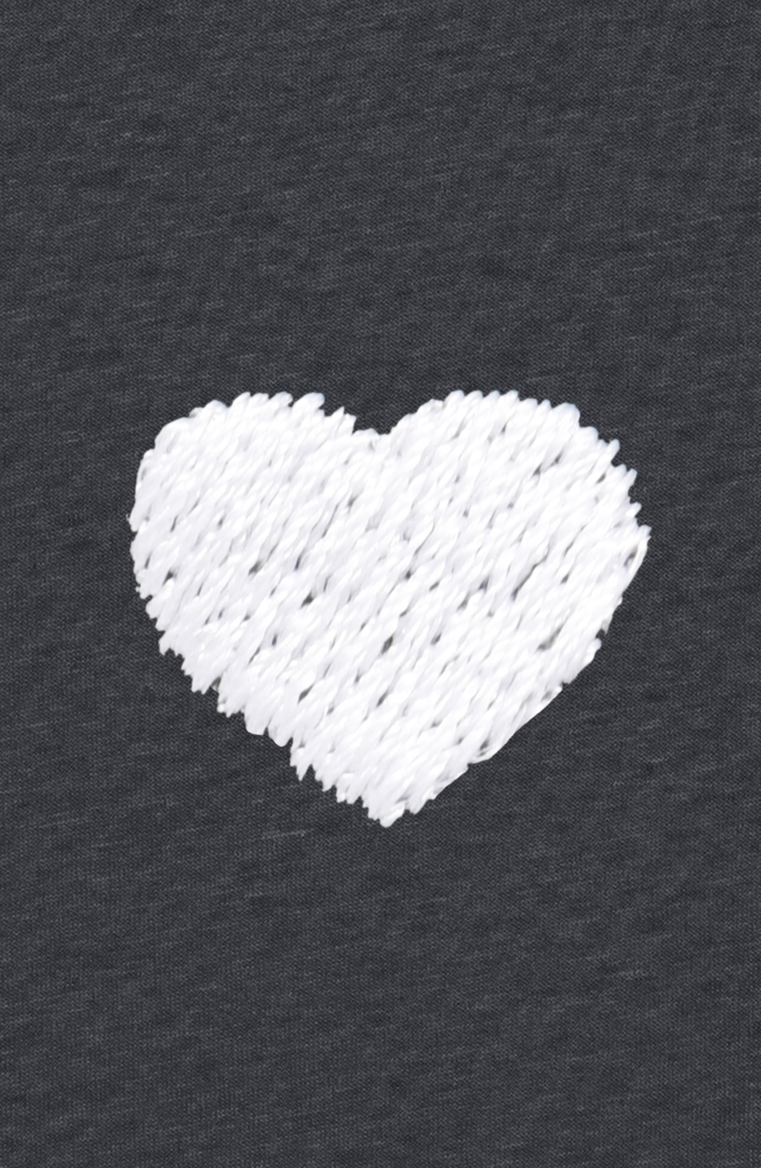 Womens Lil Heart Lightweight Everyday Tee - image 4