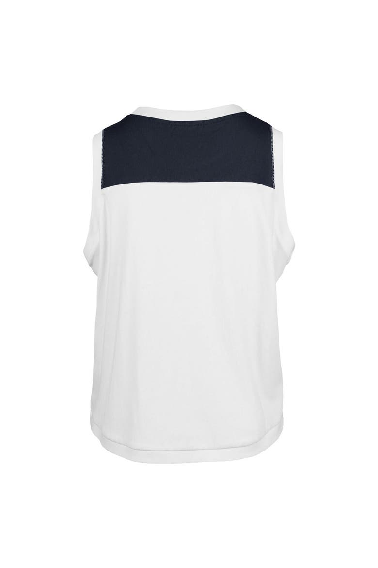 Women's '47 White Houston Astros Premier Zoey Waist Length Tank Top, Alternate, color, White