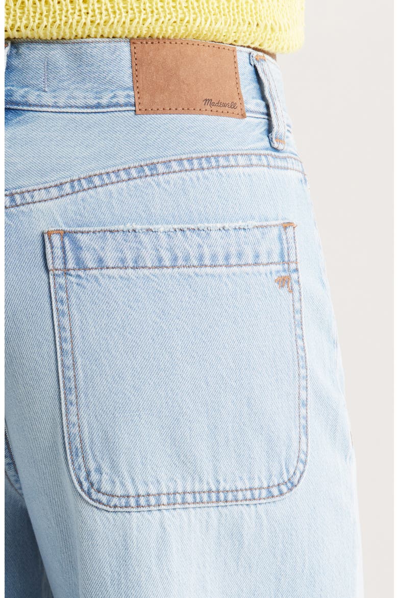Patch Pocket Superwide Leg Jeans, Alternate, color, AHERN WASH