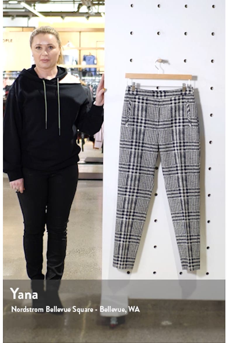 Hanette Plaid Ankle Pants video