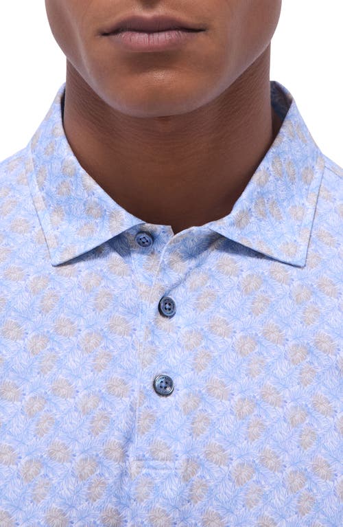 BUGATCHI BUGATCHI VICTOR OOOHCOTTON® LEAF PRINT POLO