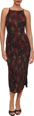 Bella Dahl Pleated Halter Midi Dress