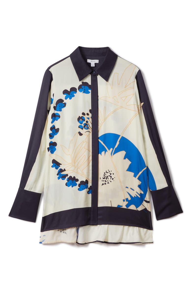 Reiss Isla Print Shirt, Alternate, color, 