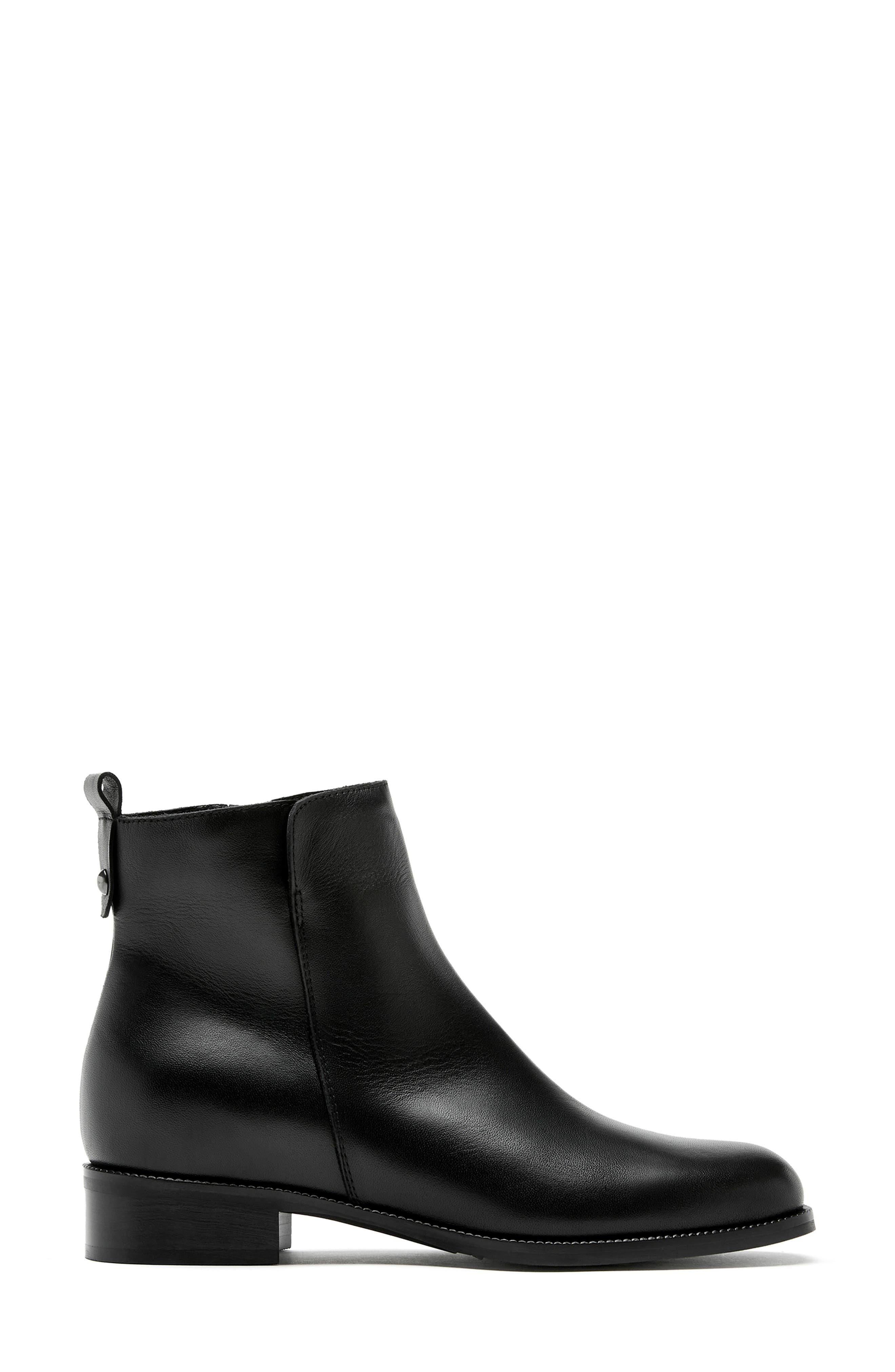 La Canadienne Klive City Dry<sup>™</sup> Waterproof Bootie, Alternate, color, Black Leather