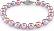 The Pearl Source 6.5-7.0mm Pink Freshwater Pearl Bracelet - Premier AAAA Quality