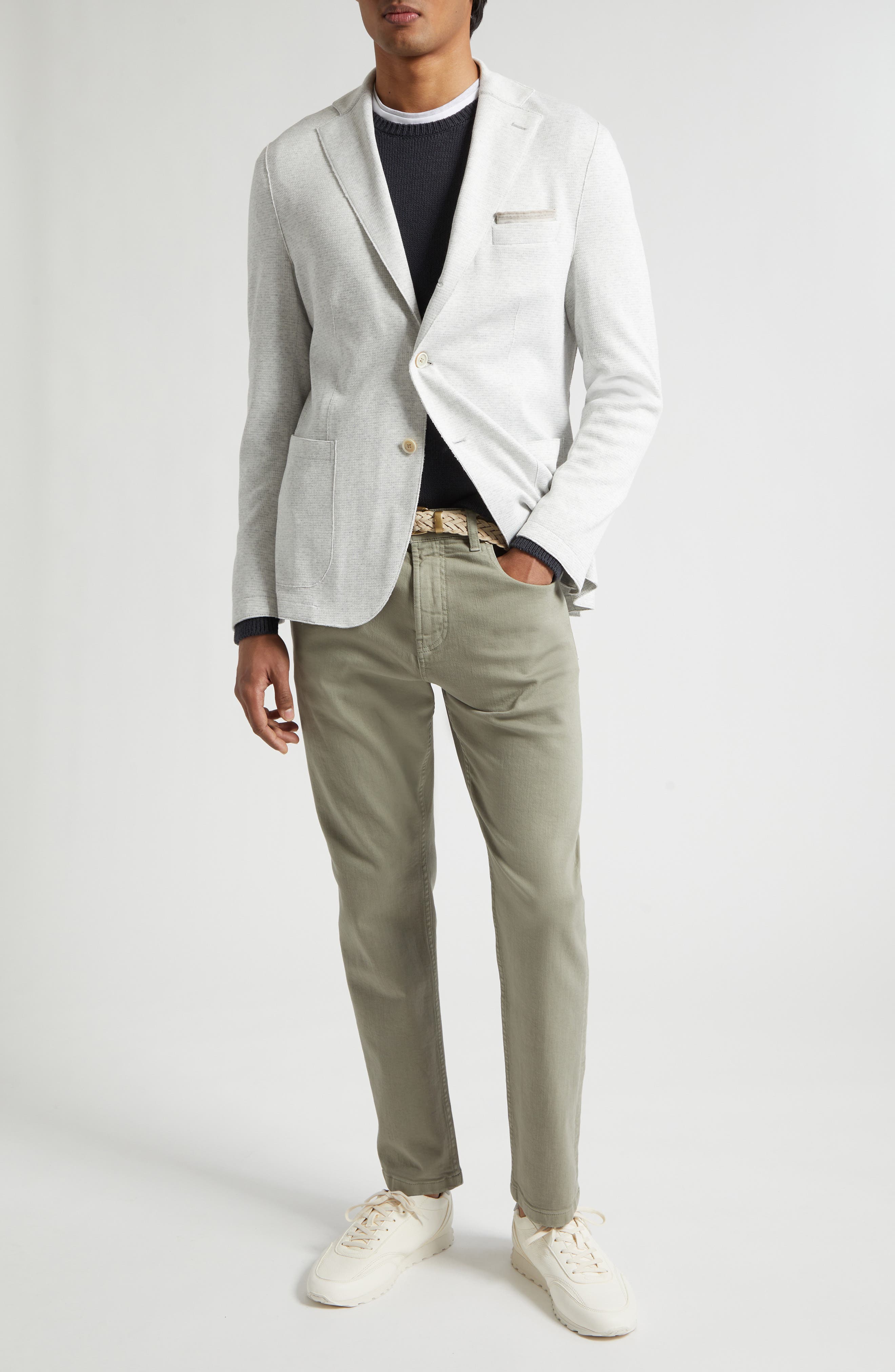 Single Breasted Knit Sport Coat - image 2