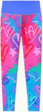 Limeapple Multicolor Star Printed Leggings Big Kid