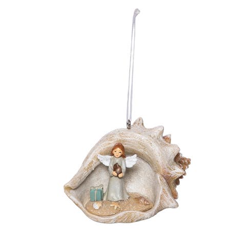 Angel Shell Tree Ornament