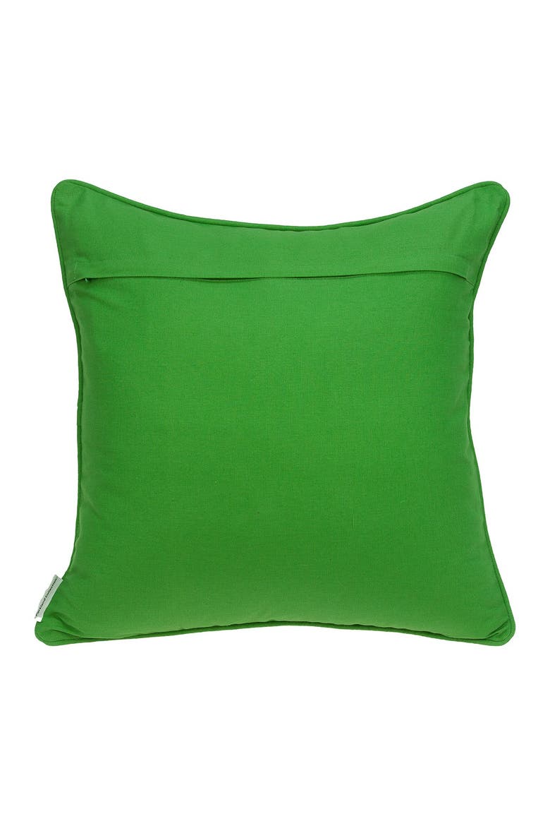 Panna Transitional Pillow - 20" x 20" - Green, Alternate, color, GREEN