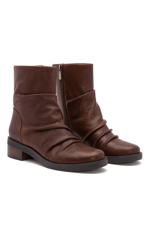 Abeo Traverse Scrunch Boot In Brown - Regular