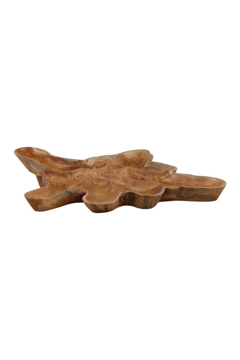 Rowan Teak Wood Tray, Main, color, Natural