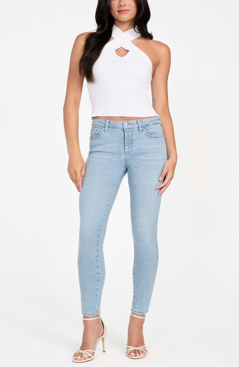 GUESS Sexy Curve Skinny Jeans, Alternate, color, Arhs-Navy