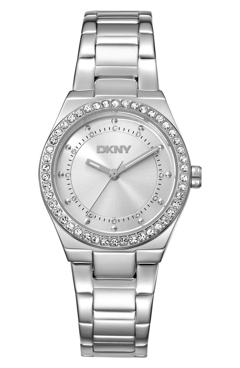 DKNY L 100 Bracelet Watch, Main, color, Silver