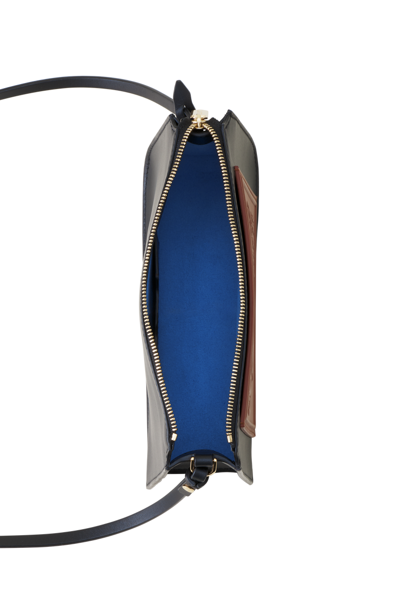 Lanvin Compagnon Small Zipped Bag In Smooth Leather, Alternate, color, Brown