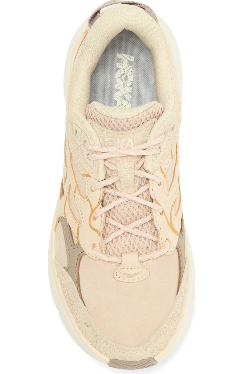 HOKA Elite Terrain System Clifton L Sneaker, Alternate, color, Oak / Sand / Alabaster