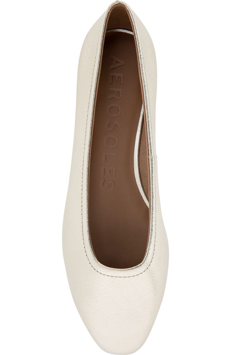 Aerosoles Amelie Ballet Flat, Alternate, color, Soft Gold Leather