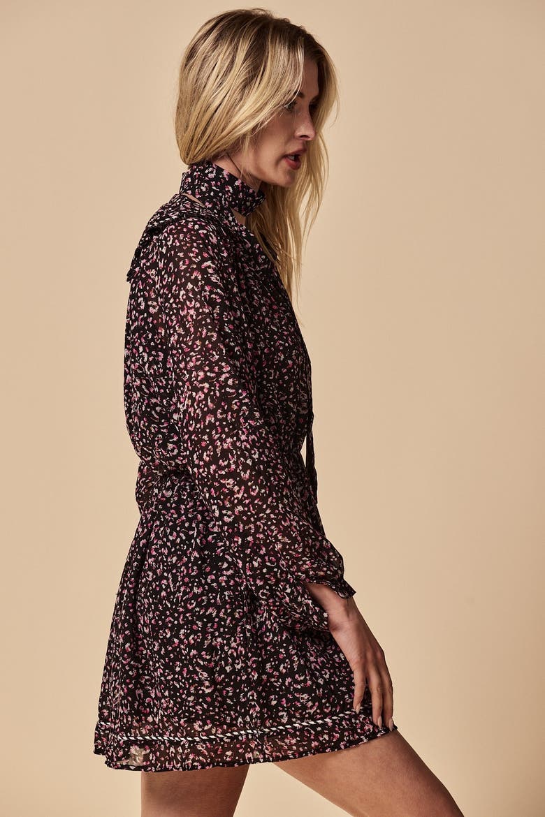 The Taylor Dress, Alternate, color, Black/Pink Floral