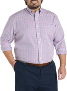 Brooks Brothers Big & Tall Non-Iron Multi Gingham Sport Shirt