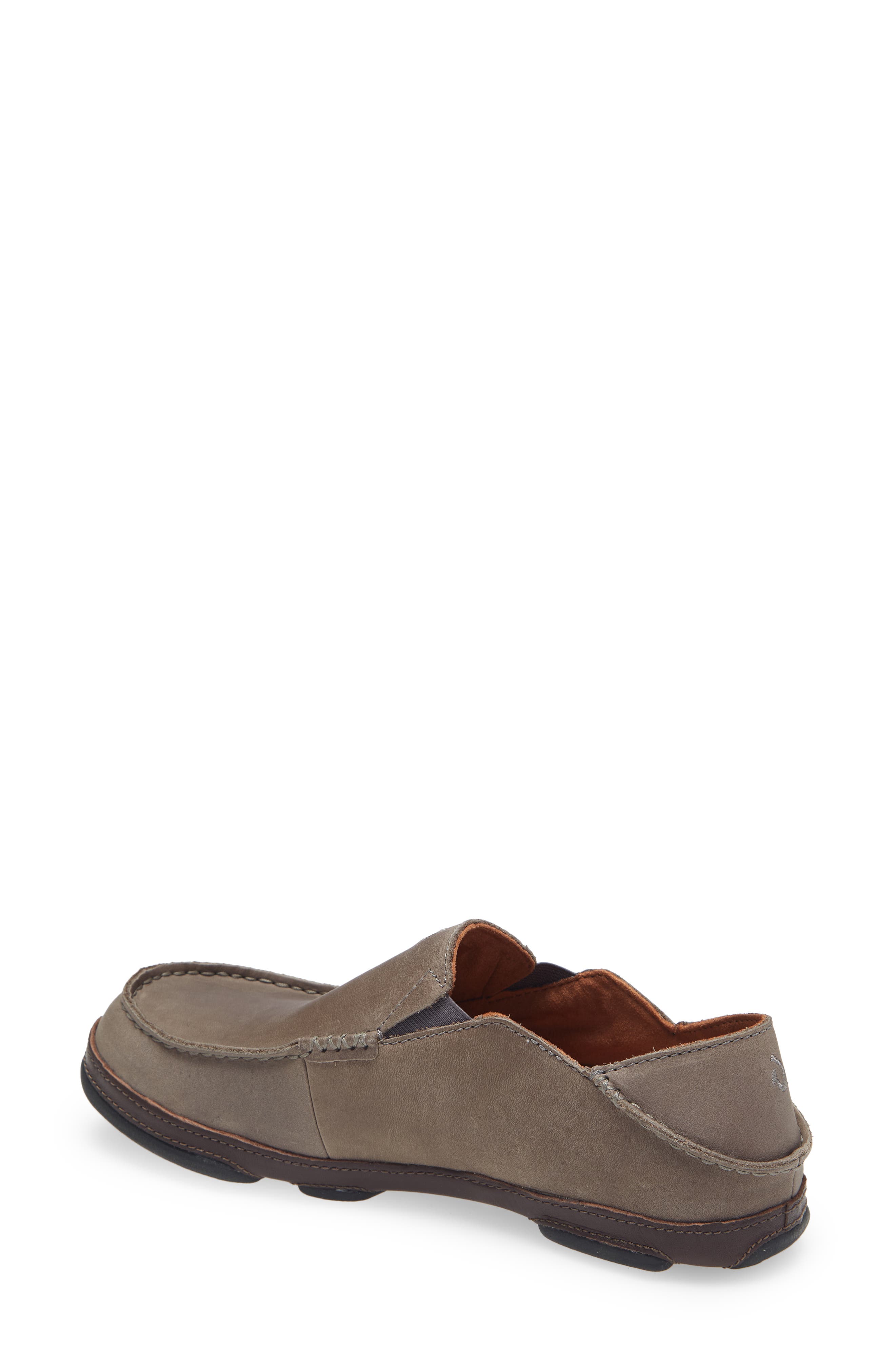 OluKai Moloa Slip-On, Alternate, color, Ash/ Dk Wood