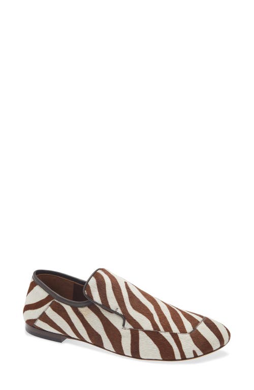 Wales Bonner Dakar Genuine Calf Hair Loafer in Ivory/brown at Nordstrom, Size 38