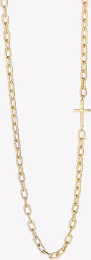 Rizen Jewelry Mini Chain Breaker Cross Necklace