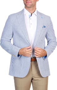 TailorByrd Stripe Seersucker Sport Coat