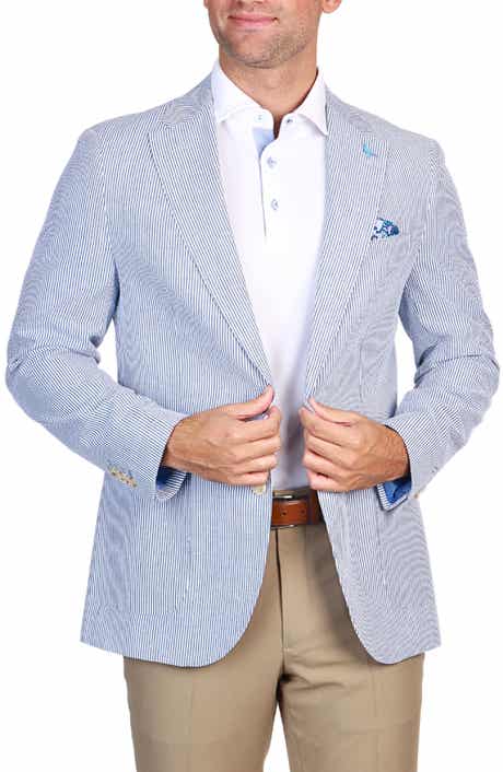 TailorByrd Stripe Seersucker Sport Coat