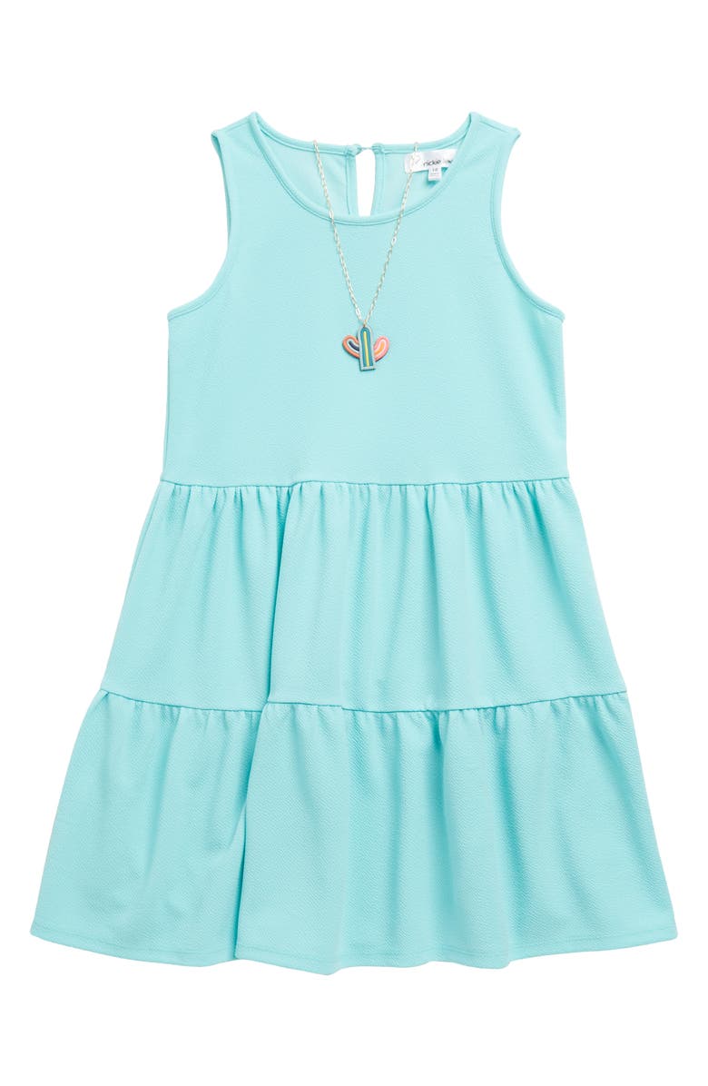 LOVE, NICKIE LEW Love Nickie Lew Tiered Tank Dress, Main, color,