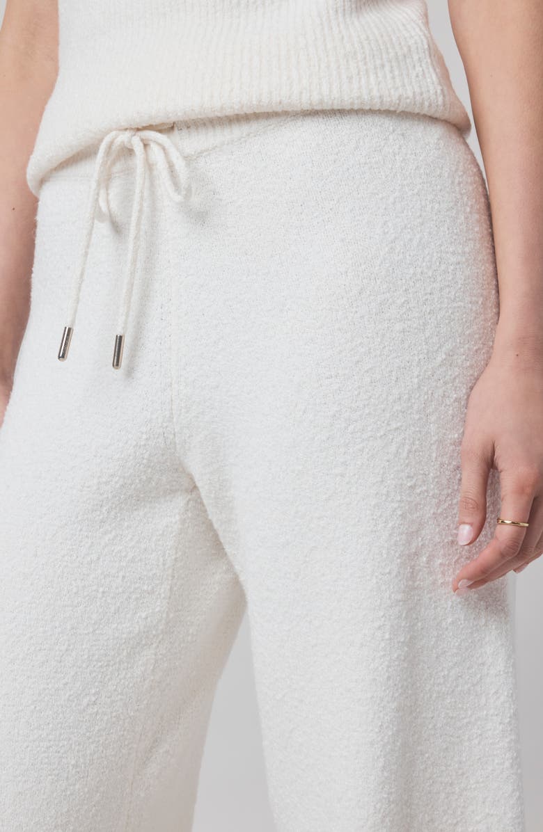 Splendid x @cellajaneblog Bouclé Sweat Pants, Alternate, color, Snow