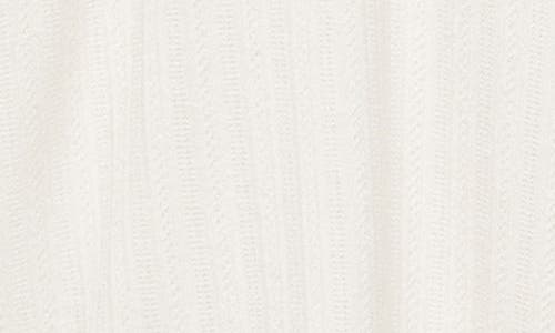 Mango Half Zip Sweater In Off White