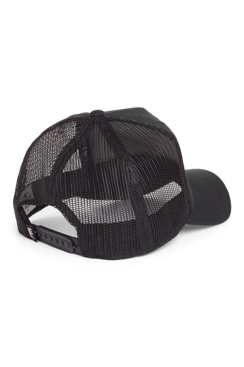 Supply Co. Trucker Hat, Alternate, color, BLACK