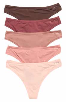 Danskin 5-Pack Lightweight Thongs