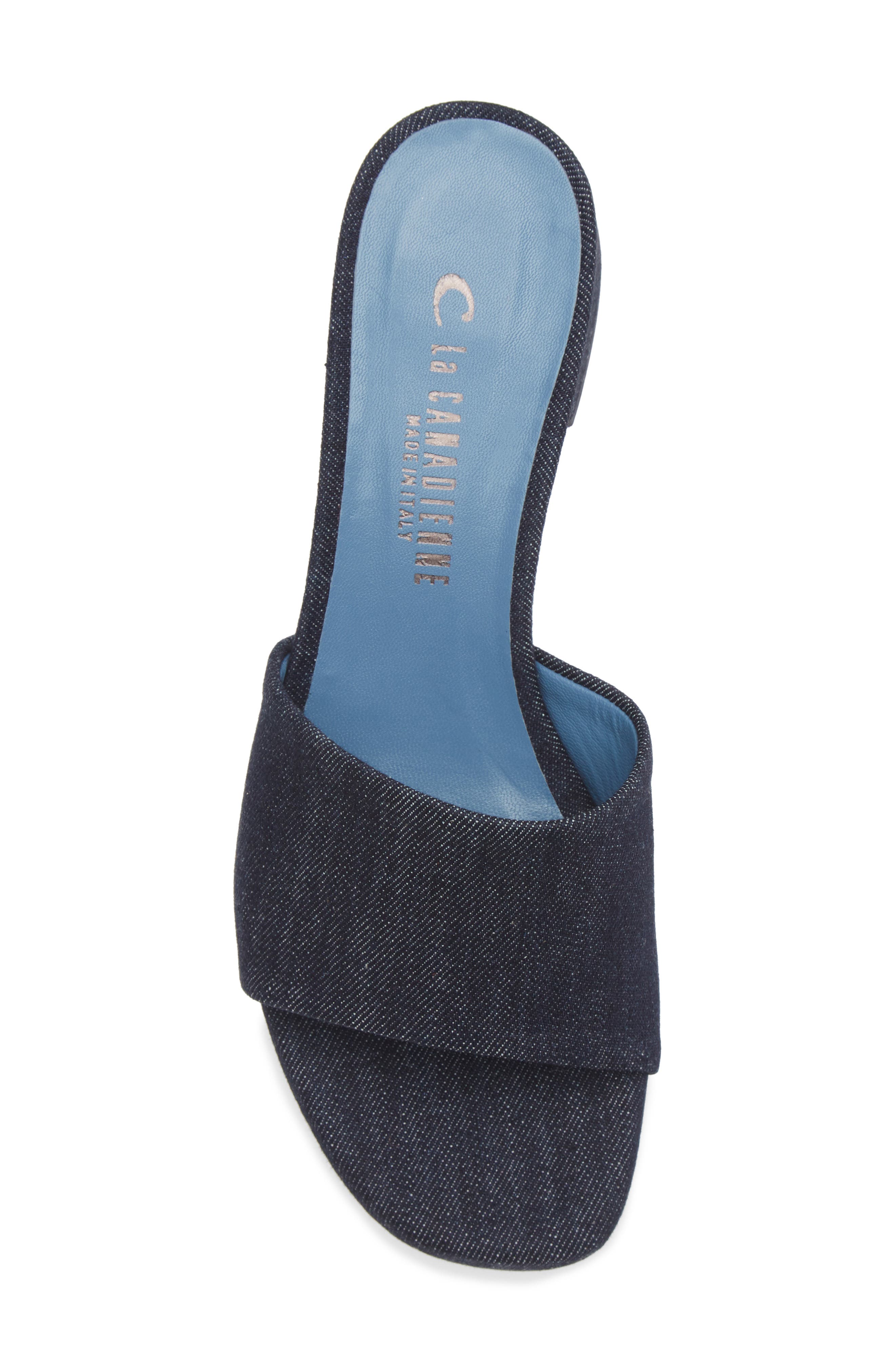 La Canadienne Frida Slide Sandal, Alternate, color, Navy