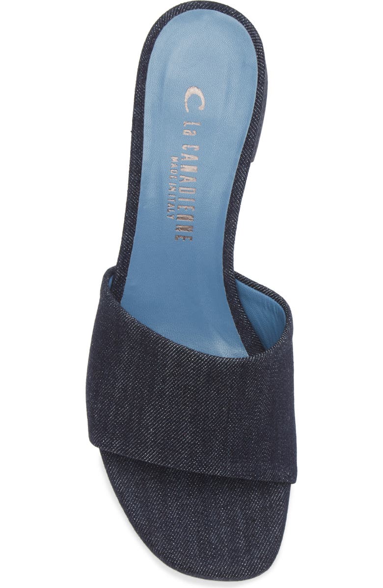 La Canadienne Frida Slide Sandal, Alternate, color, Navy