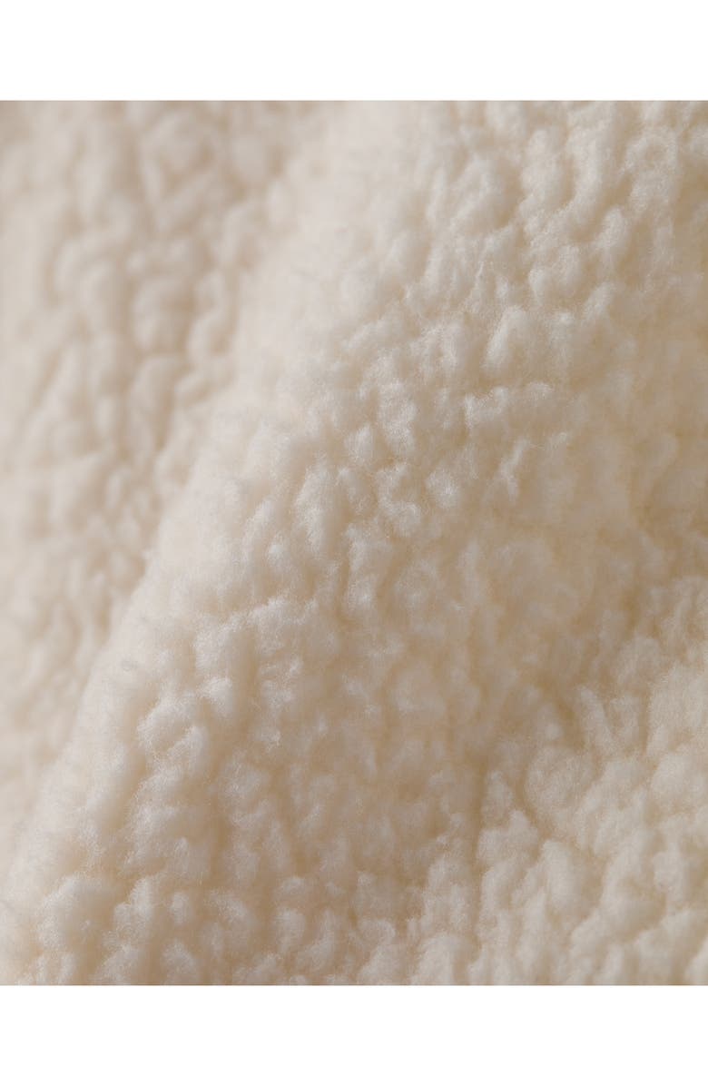 Rhone Aloft Fleece Hooded Vest, Alternate, color, Ivory