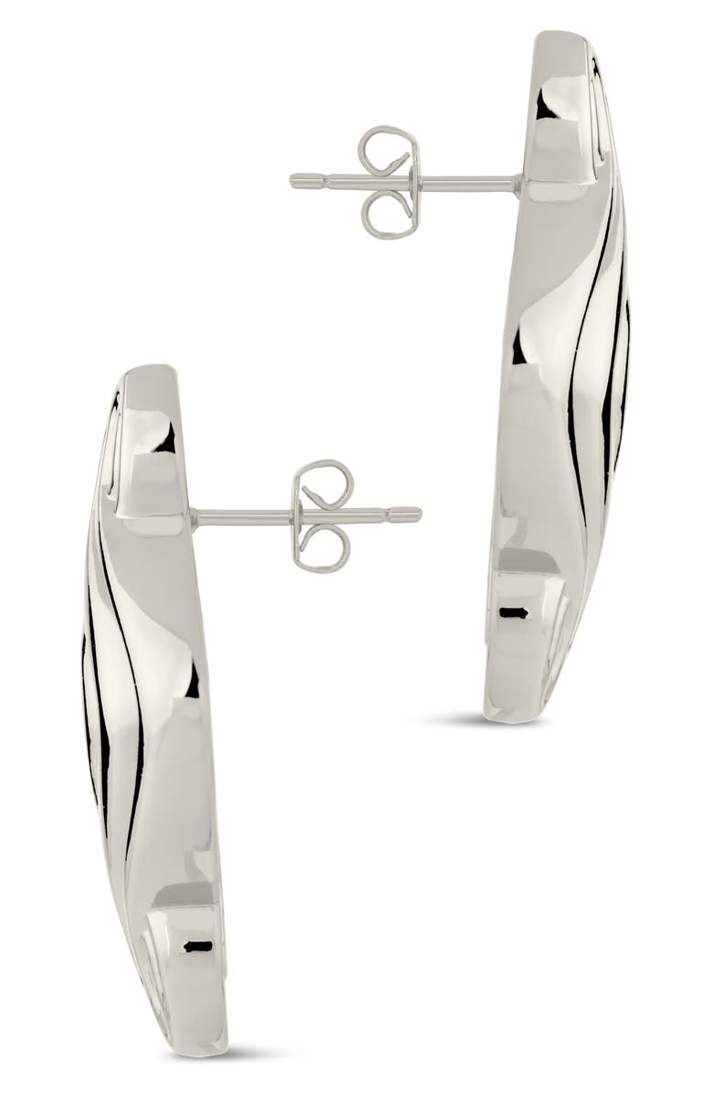 Sterling Forever Danish Cubic Zirconia Drop Earrings, Alternate, color, 