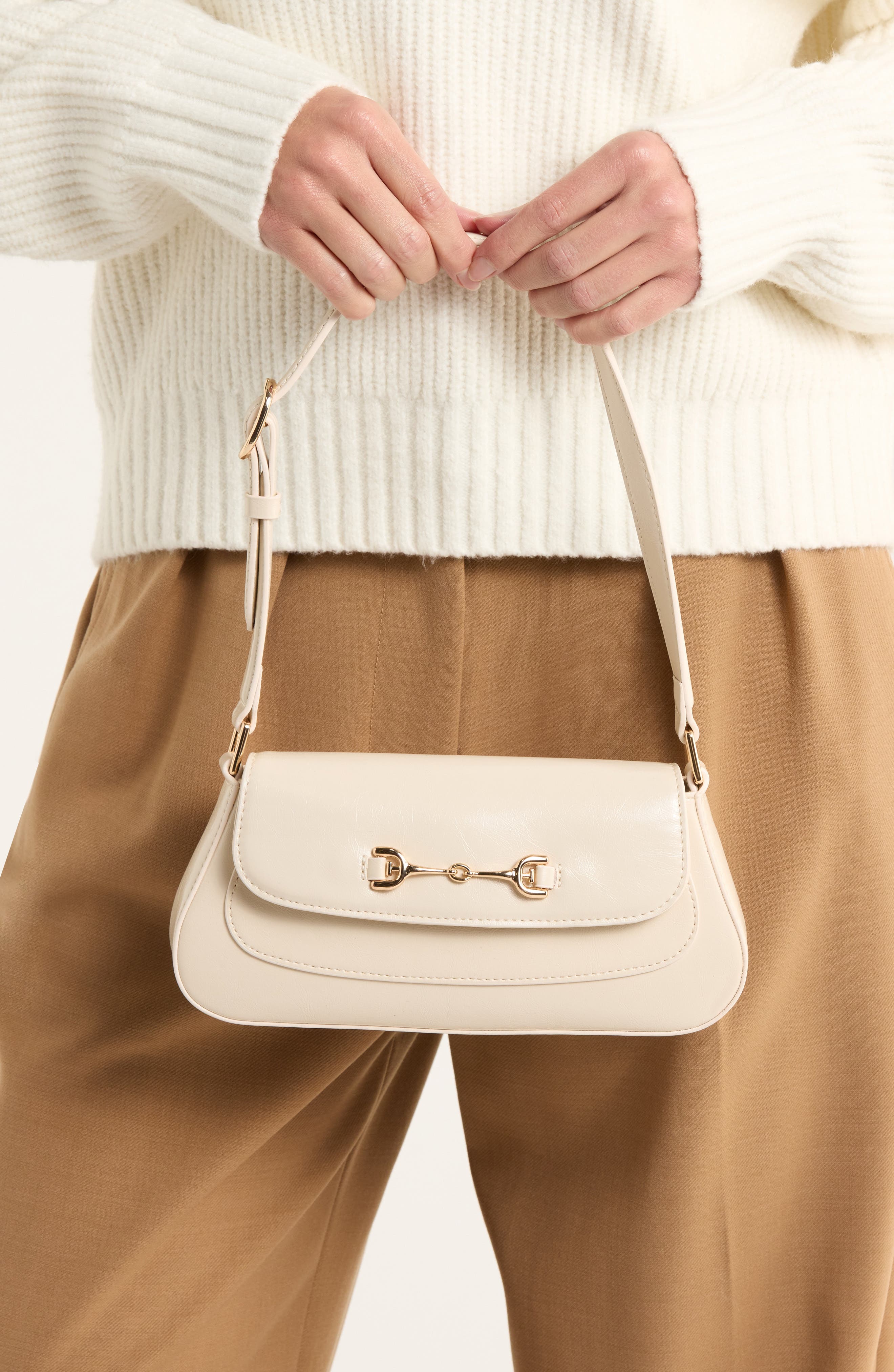 Sam Edelman Loraine Shoulder Bag, Alternate, color, Milky White