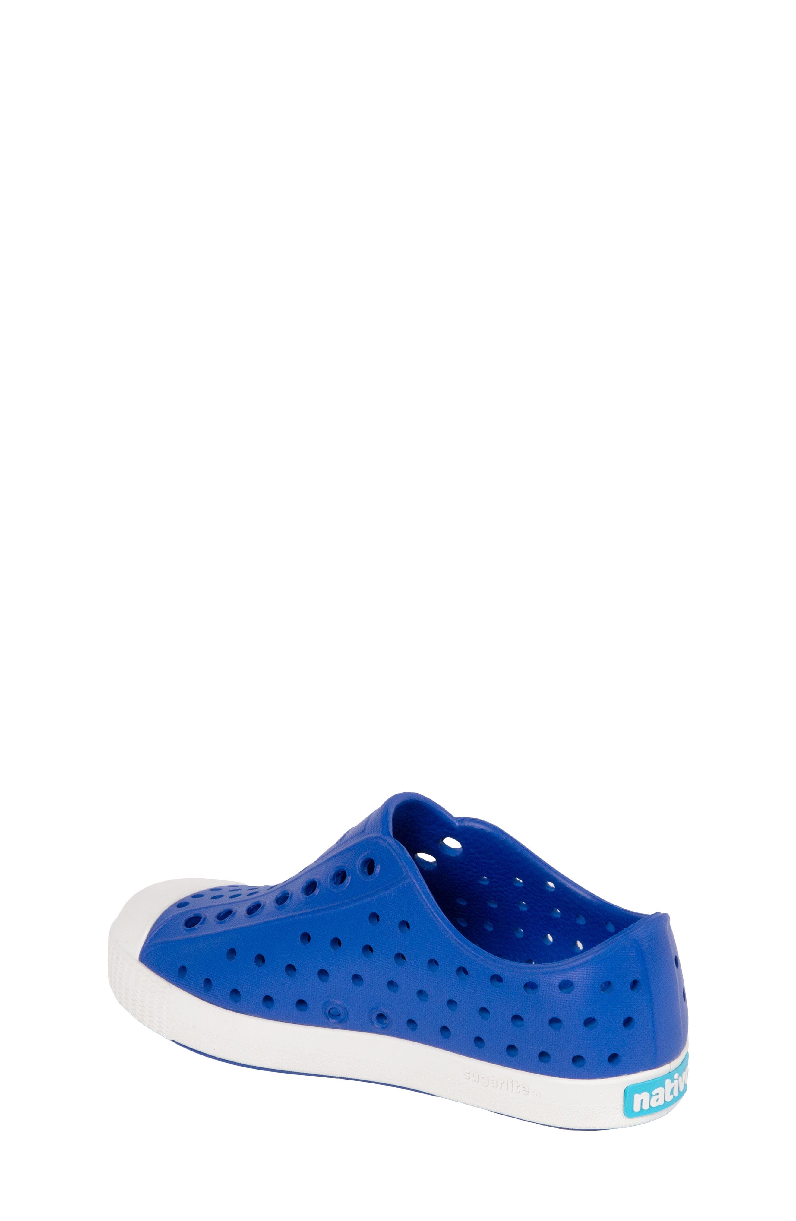 Kids' Jefferson Water Friendly Slip-On Sneaker, Alternate, color, UV BLUE/ SHELL WHITE