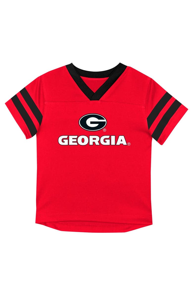 Outerstuff Infant Georgia Bulldogs Two-Piece Red Zone Jersey & Pants Set, Alternate, color, Red
