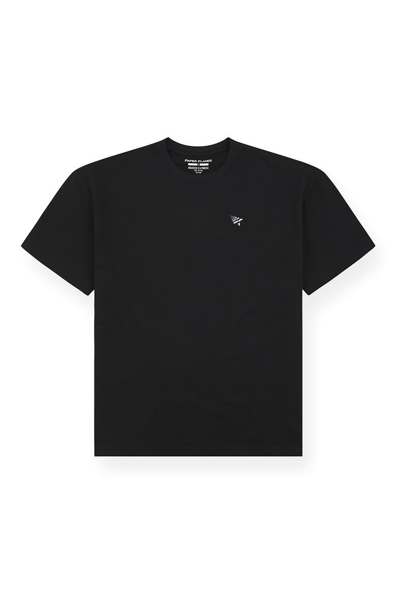 Planes JFK Cotton Graphic T-Shirt, Main, color, BLACK
