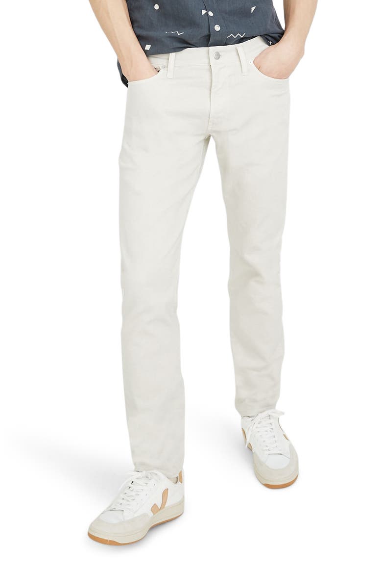 Garment Dyed Slim Fit Jeans, Main, color, SUNFADED SAGE